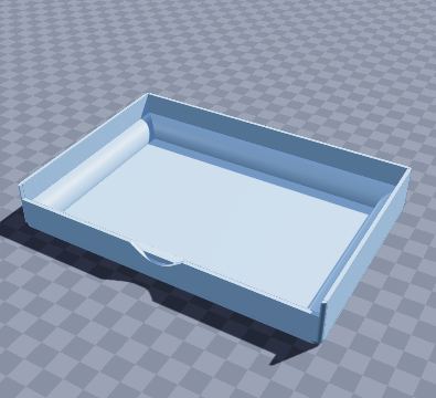 Embossing powder catch tray