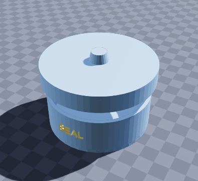 Envelope sealing sponge pot