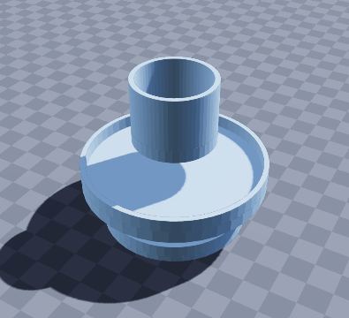 Espresso puck leveller with depth flange