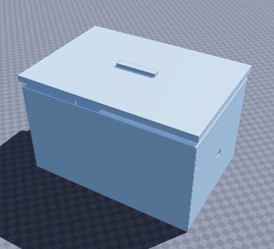 Extension lead storage box