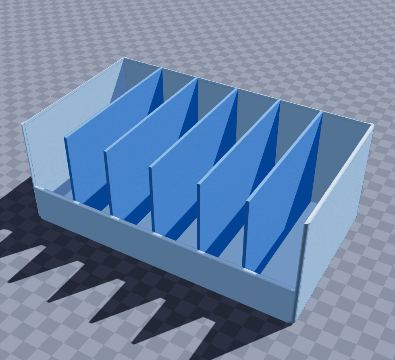 Eyeshadow palette file rack