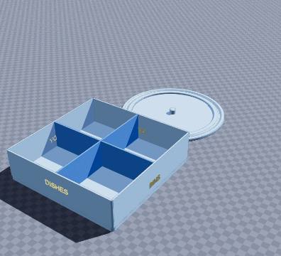 Family chore turntable