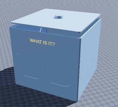 Feely-box guessing game