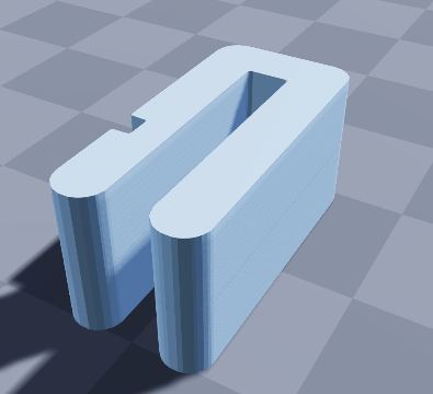 Filament end clip
