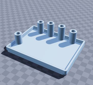 Fingertip rest for drying nail polish