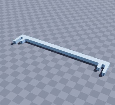 Flour canister levelling bar