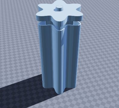 Fluted Stop