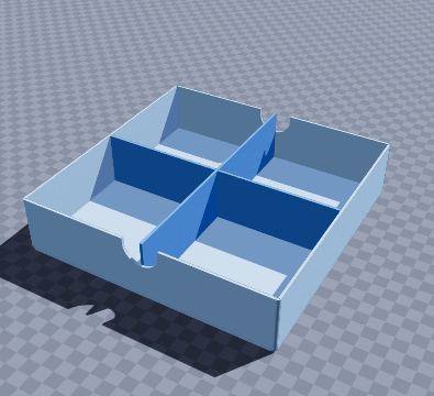 Four-cup carry tray