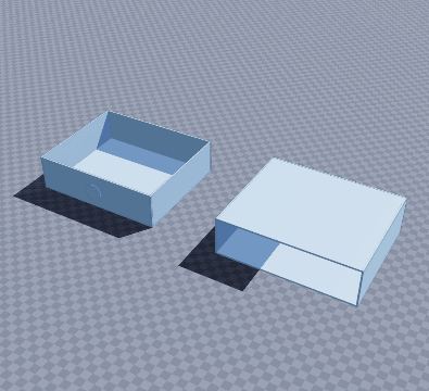 Four-drawer hardware cabinet