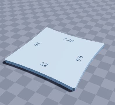 Four-radius fingerboard gauge