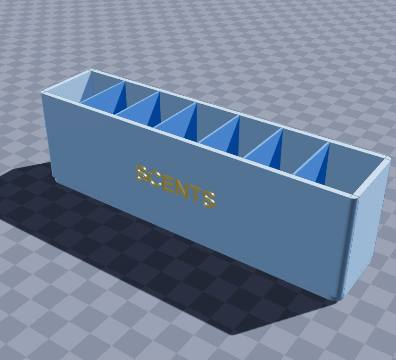 Fragrance blotter stand