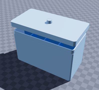 Fragrance sample vial box