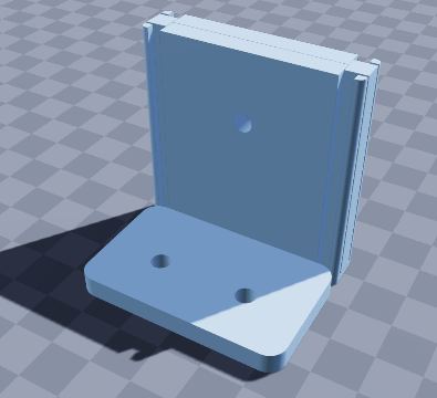 Furniture anti-tip wall bracket