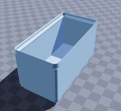Gridfinity 1x2 tall bin
