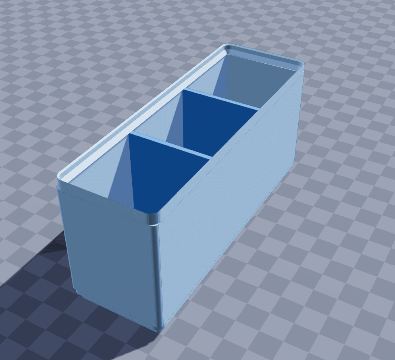 Gridfinity 1x3 screwdriver bin