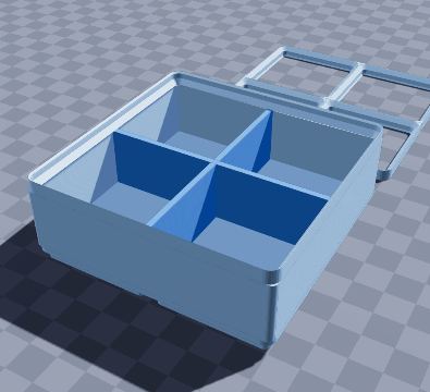 Gridfinity 2x2 kit with baseplate