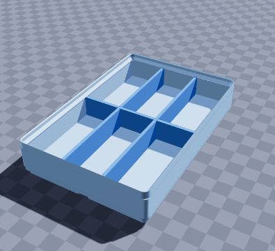 Gridfinity 2x3 parts sorter