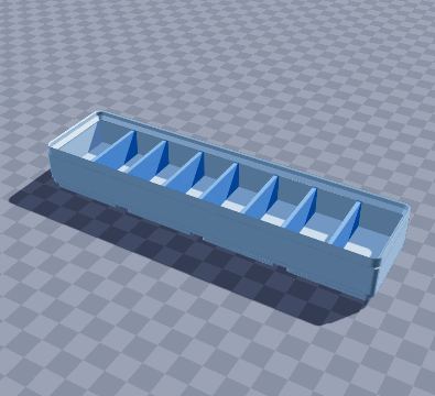 Gridfinity 4x1 bit tray