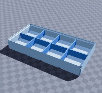 Gridfinity 4x2 parts organizer