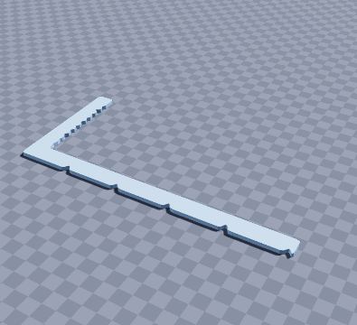 Gridfinity drawer planning gauge