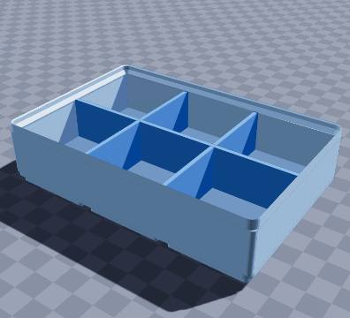 Gridfinity lever-connector bin