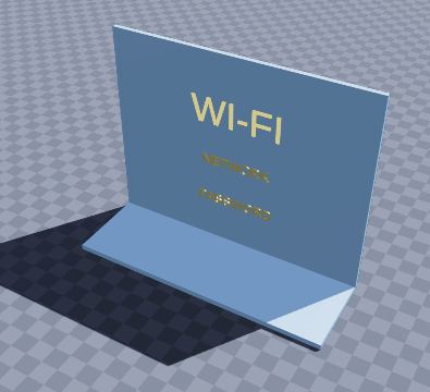 Guest Wi-Fi sign