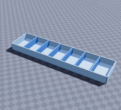 Habit tracker token tray