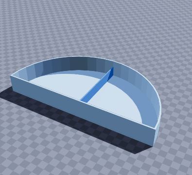 Half-moon monitor-base valet