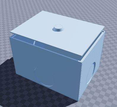 Hamster hideout with two doors