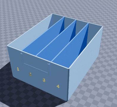 Hard drive storage box