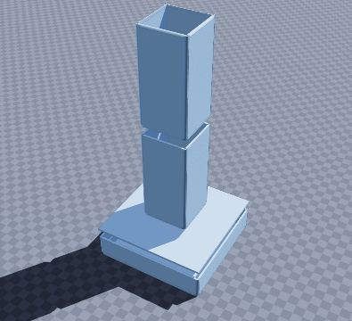 Headphone tower with catch-all base