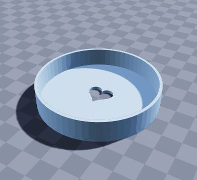 Heart bokeh lens cap