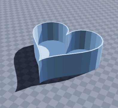 Heart hair tie bin