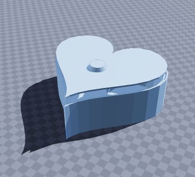 Heart jewellery box