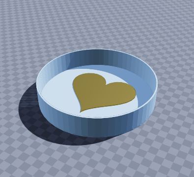 Heart key bowl