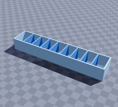 Hex bit strip holder