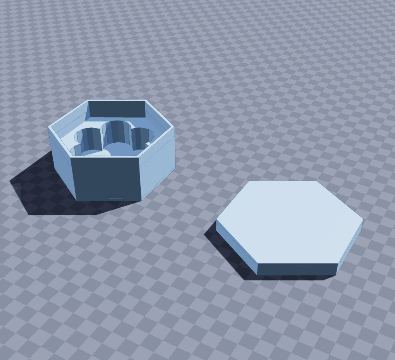 Hex dice vault
