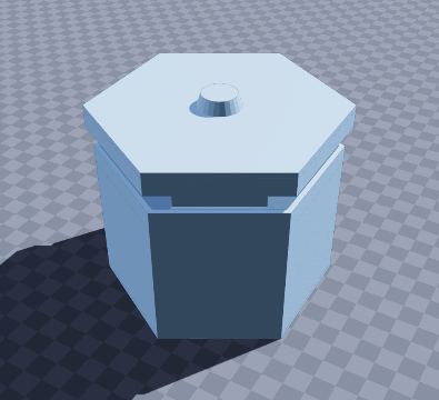 Hex tile stack caddy