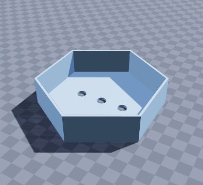 Hexagon sponge dish