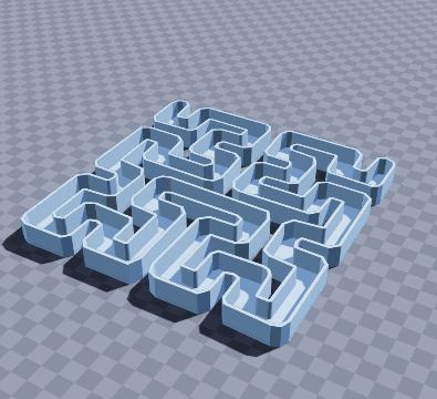 Hilbert curve incense clock