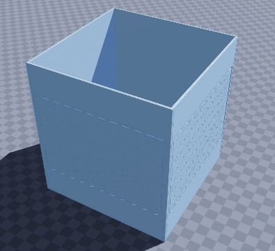 Honeycomb tissue cube cover