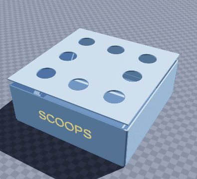 Ice cream cone party stand