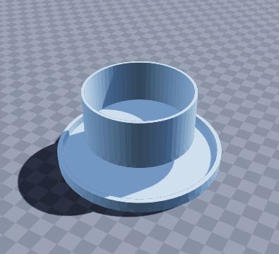 Inverted AeroPress safety cradle