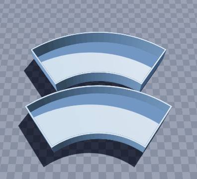 Jastrow illusion twin trays