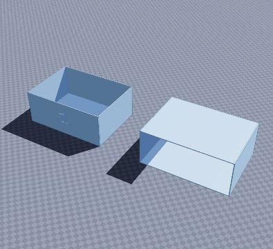 Jewellery box with drawers