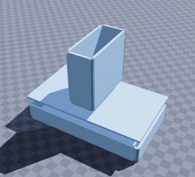 Jointer and router push block — 3D-printable model preview