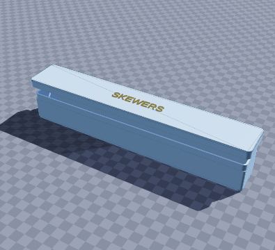 Kebab skewer case