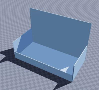 Kitchen tablet stand with recipe ledge