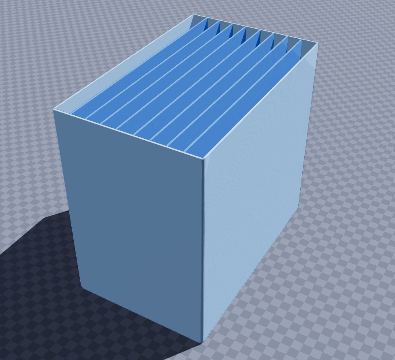 Knife block insert nine-slot