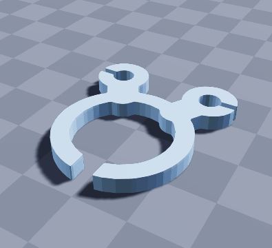 Knitting yarn guide ring